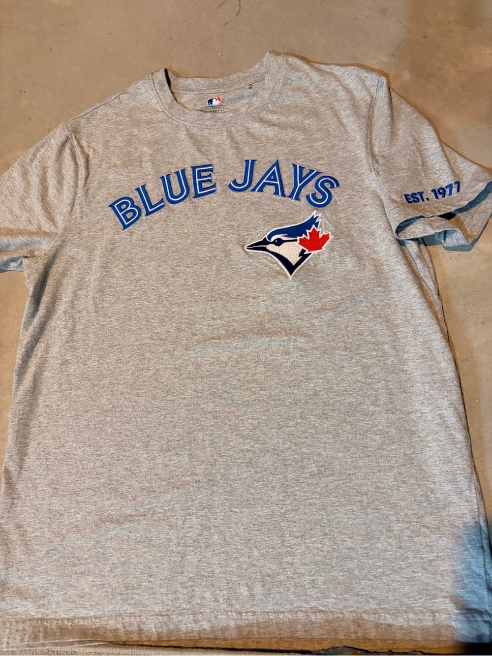 Toronto Blue Jays Gray T Shirt Meduim